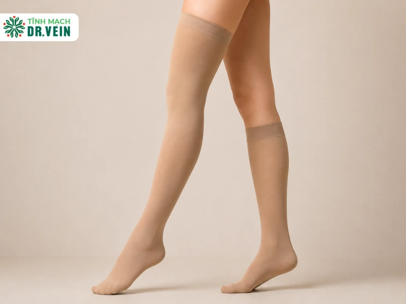 Vớ giãn tĩnh mạch có tác dụng gì, chọn loại nào và dùng sao cho đúng? Có mấy loại vớ và nên chọn độ ép nào?