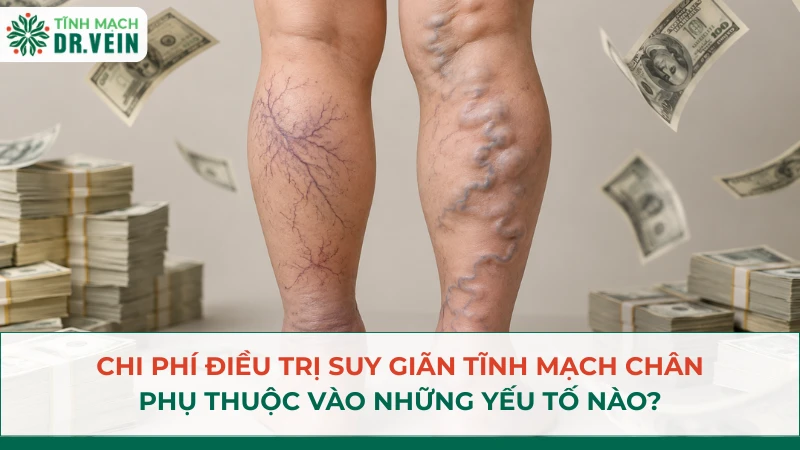 Chi phí điều trị suy giãn tĩnh mạch chân phụ thuộc vào những yếu tố nào? Chi phí điều trị suy giãn tĩnh mạch chân phụ thuộc vào những yếu tố nào?